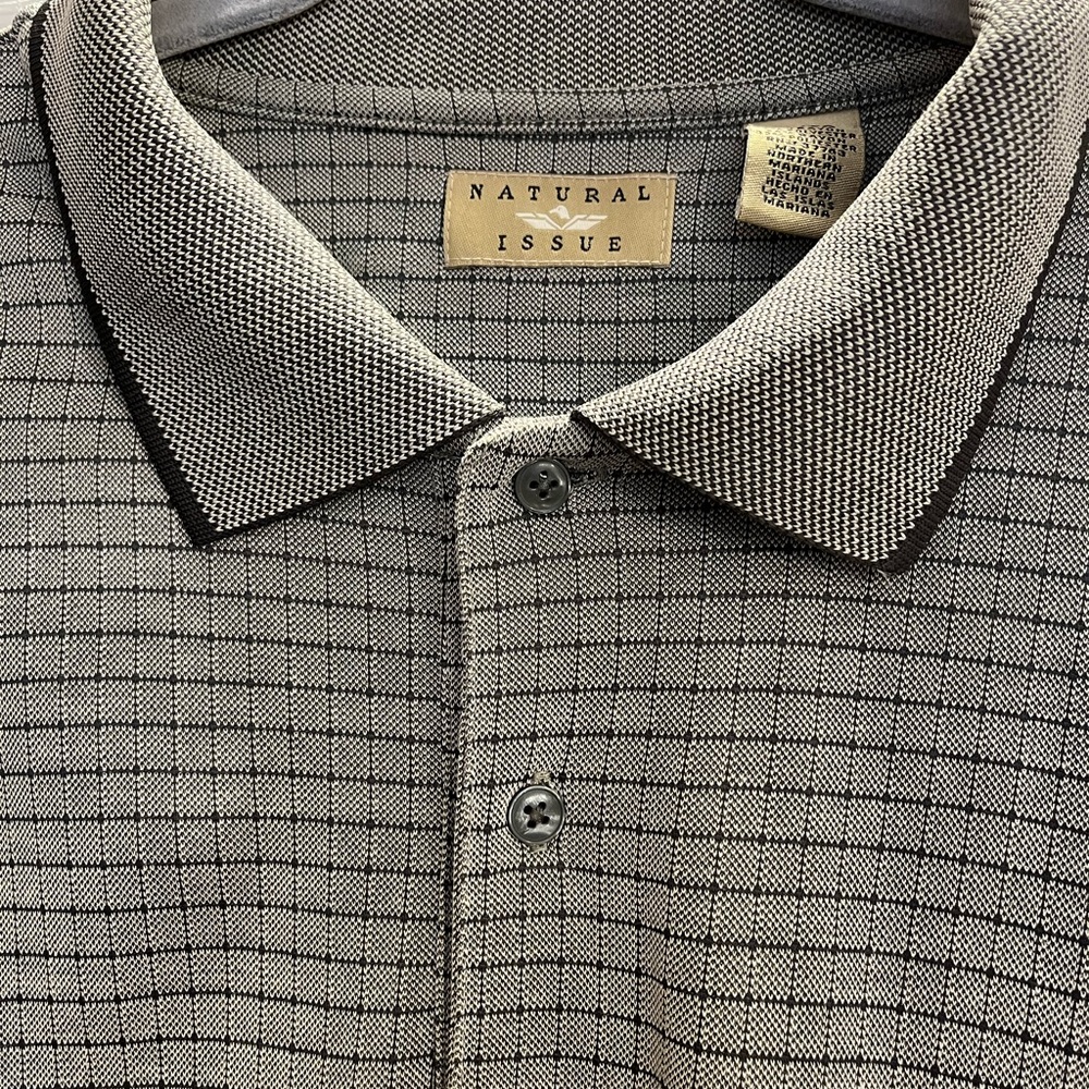 Men's Grey Checkered Shirt
